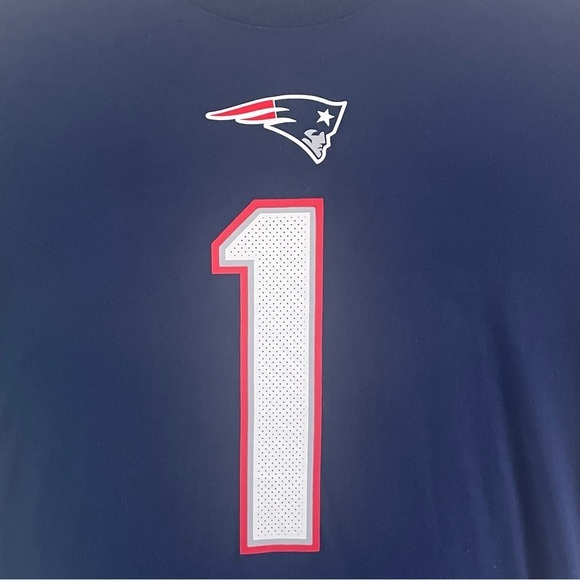 Nike Men’s New England Patriots Large t-shirt Football‎ Cam Newton Tee Jersey - Picture 3 of 8